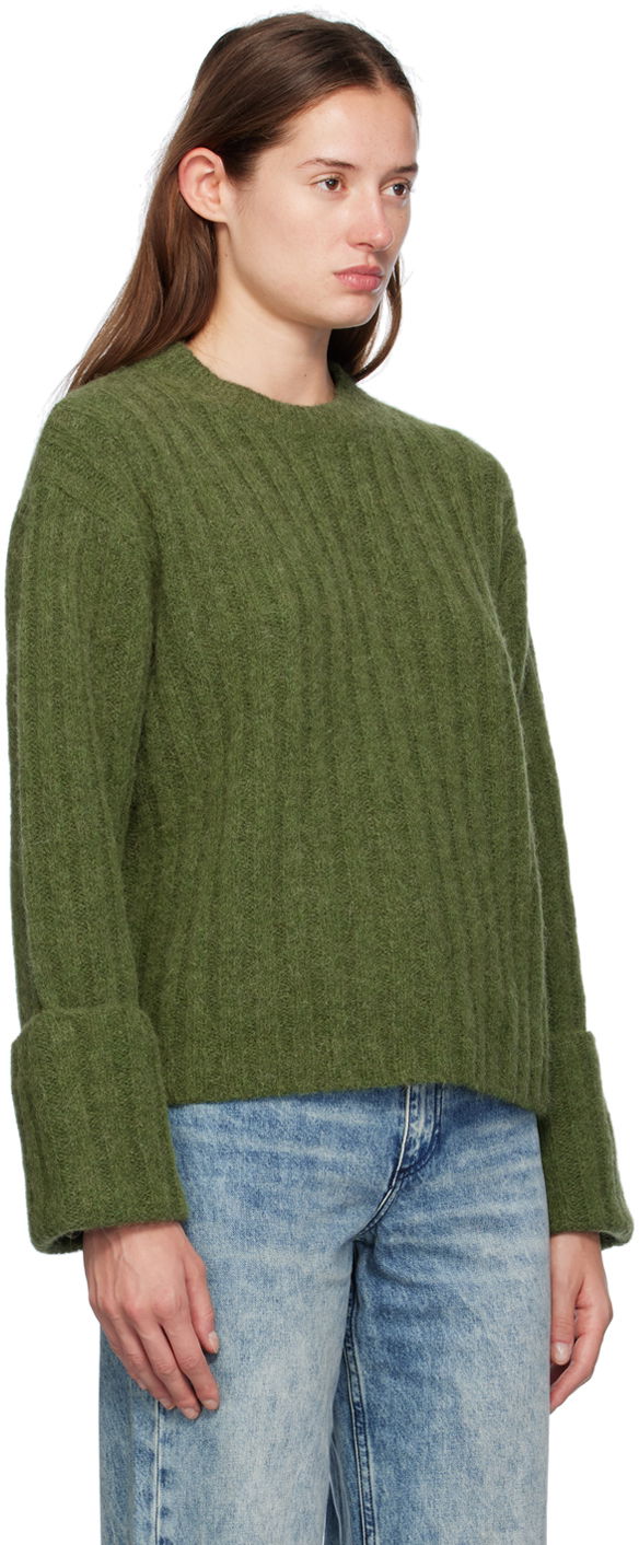 Sweater rag & bone Rag & Bone Stassi Crewneck Sweater Grön | WAS24F066ON66, 1