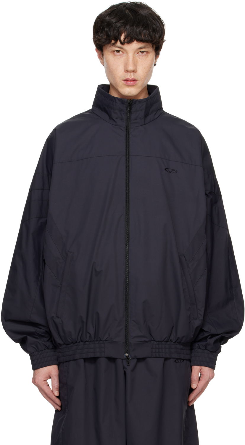 Vindjacka VETEMENTS Oval Logo Track Jacket Svart | UA66JA370B