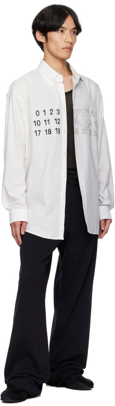 Byxor Maison Margiela MM6 Maison Margiela Cotton Sweatpant Trousers Svart | SH0KA0056 M25014, 3