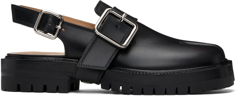 Tillbehör Maison Margiela Maison Margiela Tabi County Slingback Loafers Svart | S58WP0283 P3292