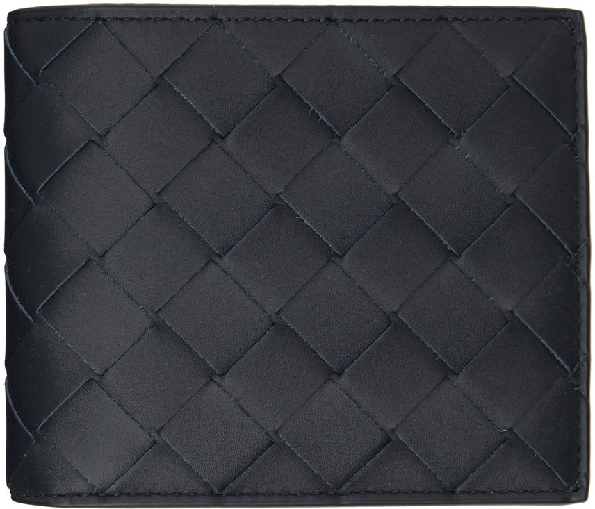 Plånbok Bottega Veneta Intrecciato Wallet Blå | 743211 VCPQ6, 0