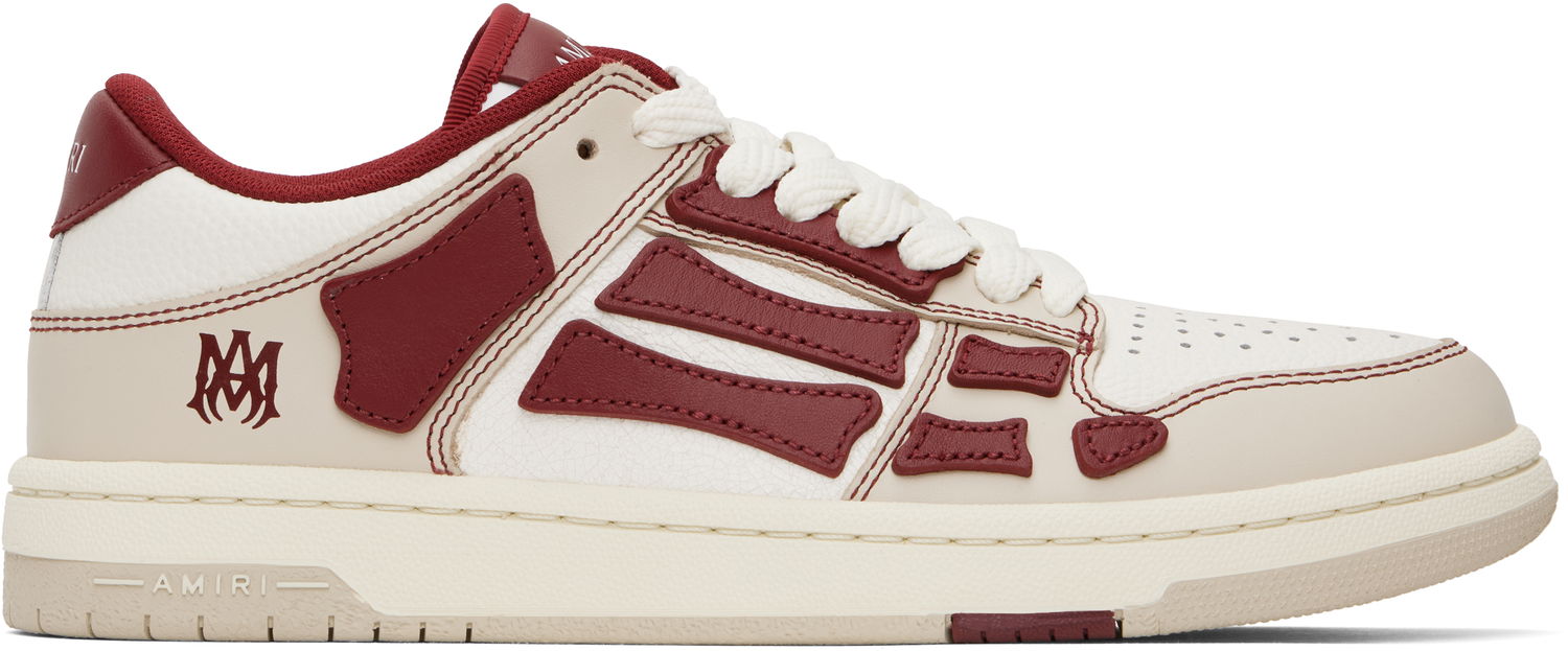 Sneakers och skor AMIRI Varsity Skel-Top Low Röd | AWFOSR1062, 0