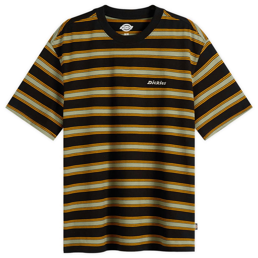T-shirt Dickies York Stripe Tee Svart | DK0A87QVBLK1