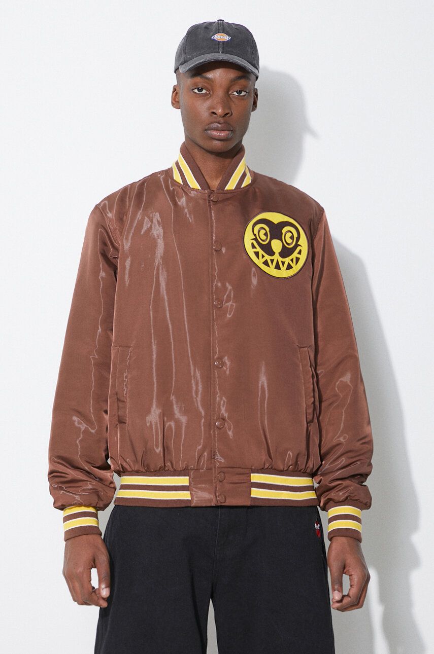Bomberjacka BBC IceCream ICECREAM Satin Bomber Jacket Brun | IC24107, 0