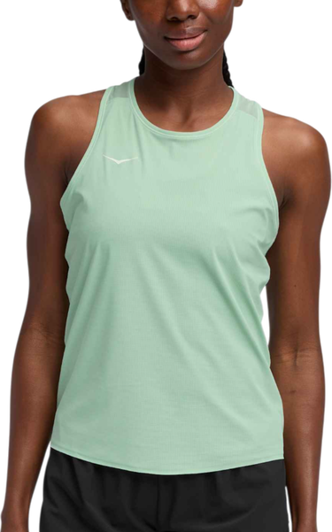 Linne Hoka One One Performance Tank Top Airolite Tank 2.0 Grön | 1175773-jade, 0