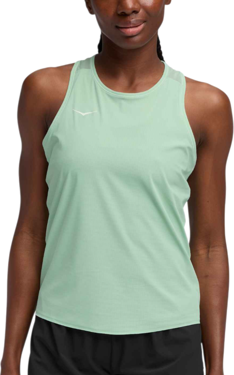 Linne Hoka One One Performance Tank Top Airolite Tank 2.0 Grön | 1175773-jade