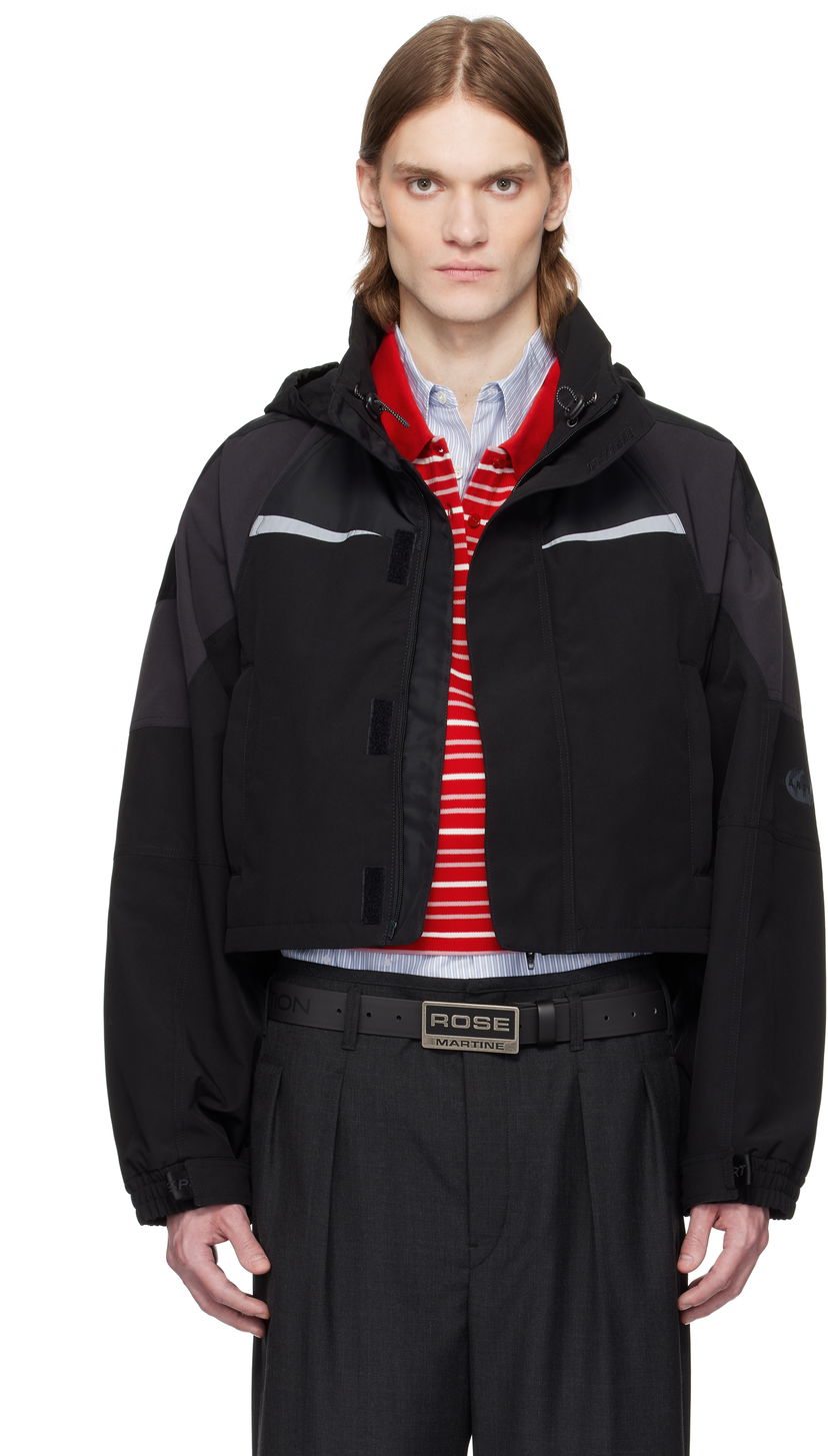 Bomberjacka Martine Rose Martine Rose Shrunken Sports Jacket Svart | 741WO10009