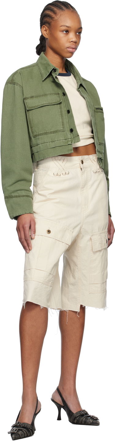 Shorts We11done We11done Military Vintage Shorts Beige | WD-PT0-25-235-W-IV, 3