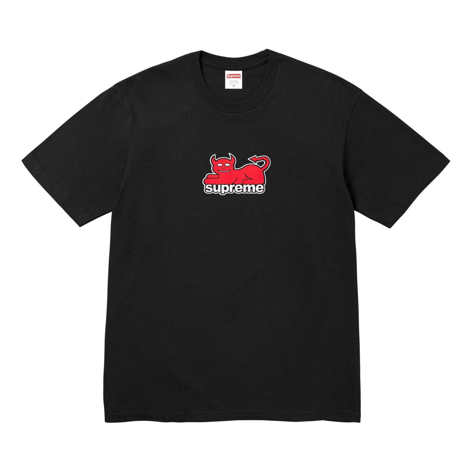 T-shirt Supreme Toy Machine Devil Cat Graphic Tee Svart | SUP-SS24-069, 0