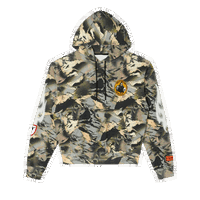 Camo Flaming Hoodie