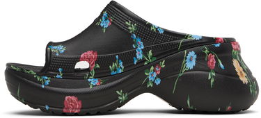 Sneakers och skor Balenciaga Balenciaga Crocs Edition Floral Pool Slides Svart | 677389W1S8G, 2