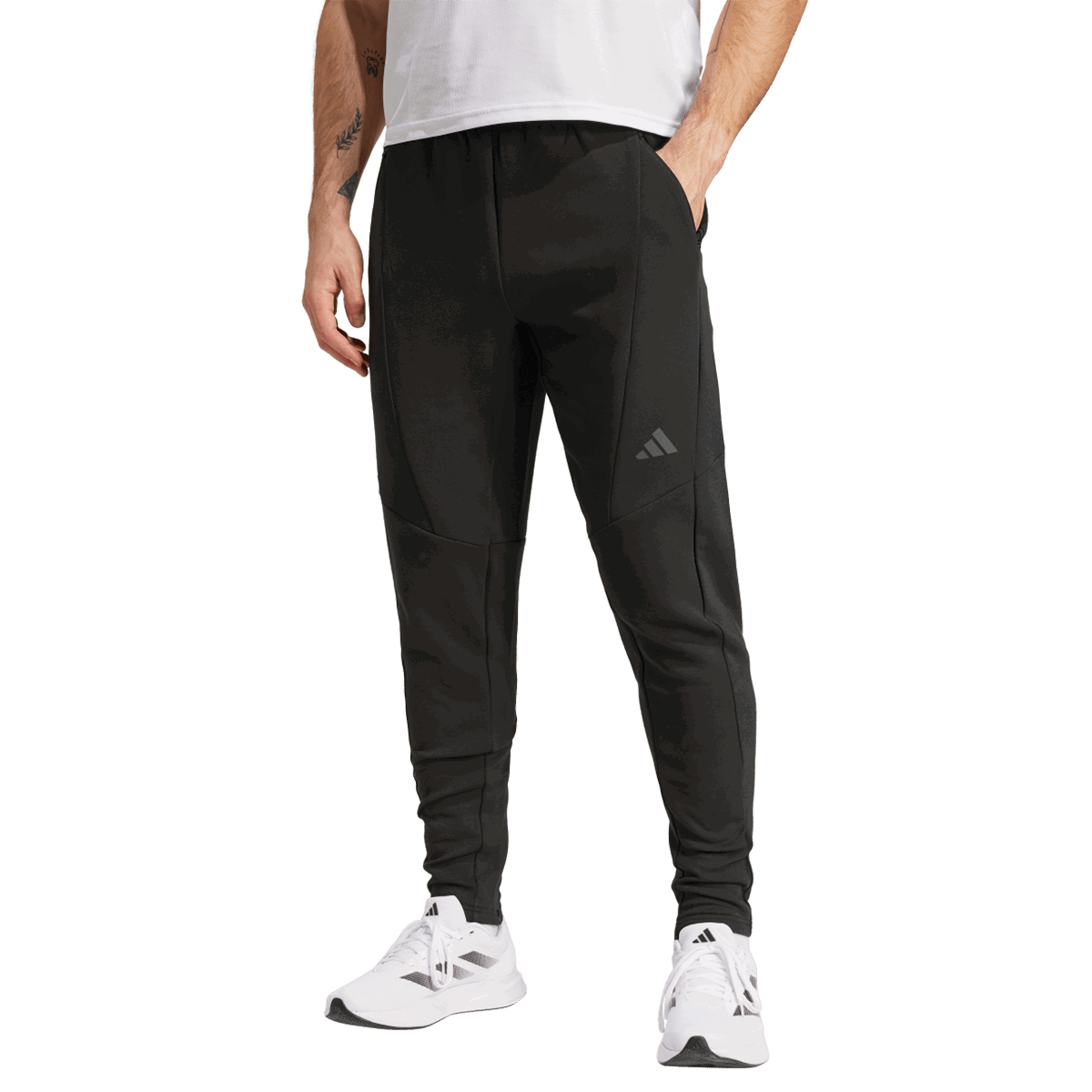 Träningsbyxor adidas Originals D4T Tapered Knit Training Pant Svart | IY1117, 0