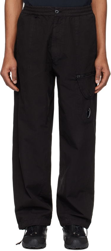 Cargo byxor C.P. Company C.P. Company Microreps Boxy Lens Cargo Pants Svart | 18CMPA094A-006475G, 0