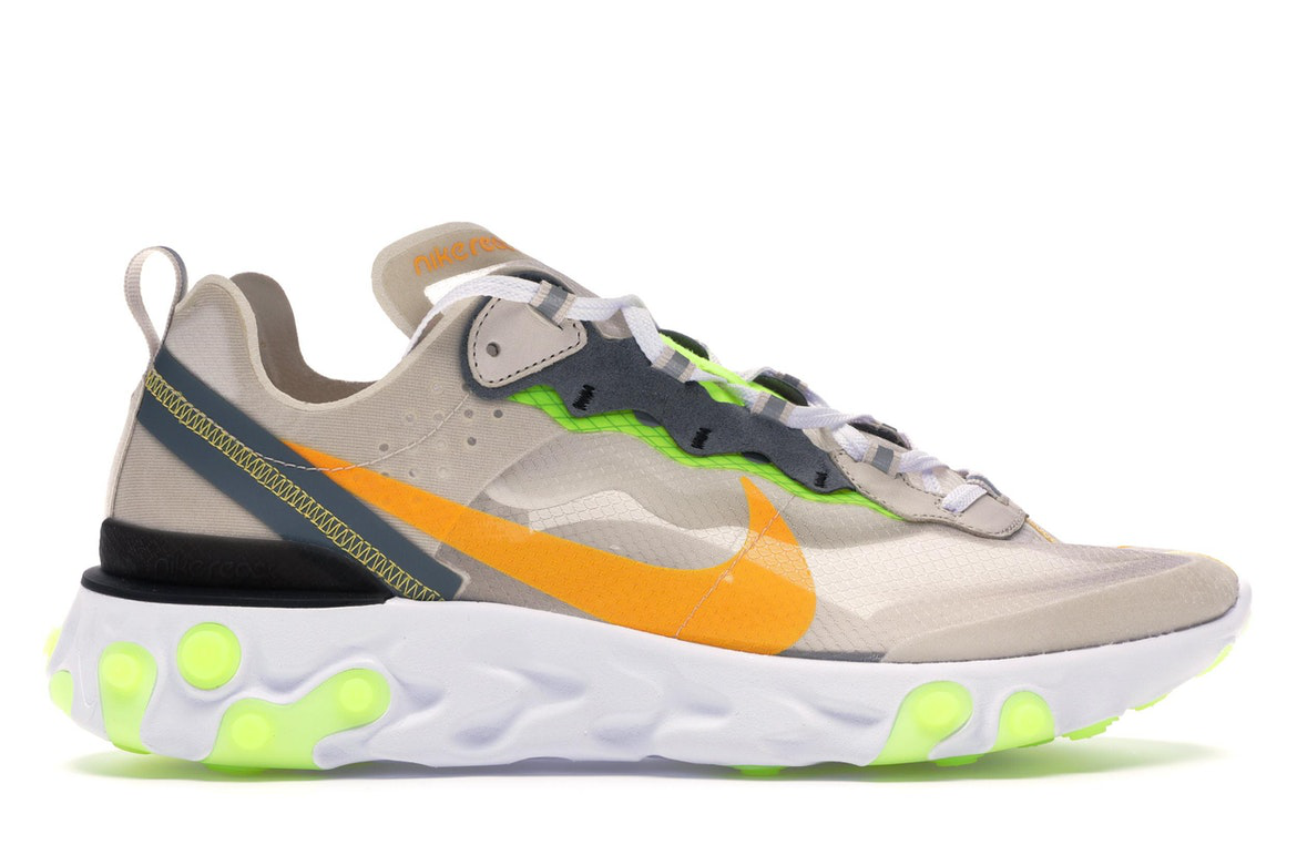 Sneakers och skor Nike React Element 87 Light Orewood Brown Grå | AQ1090-101, 0