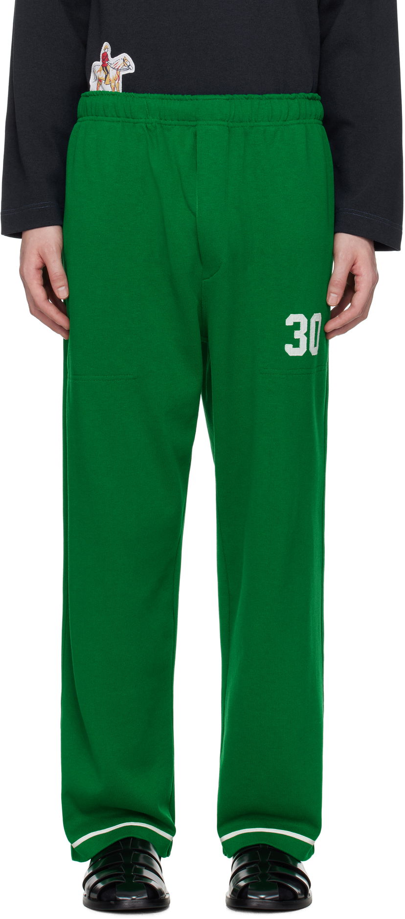 Träningsbyxor Bode Bode Sophomore Sweatpants Grön | MRS25CS032