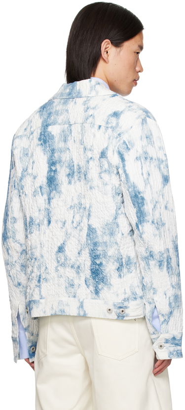 Jacka Feng Chen Wang Feng Chen Wang Printed Jacket Blå | FUS17JK23, 2