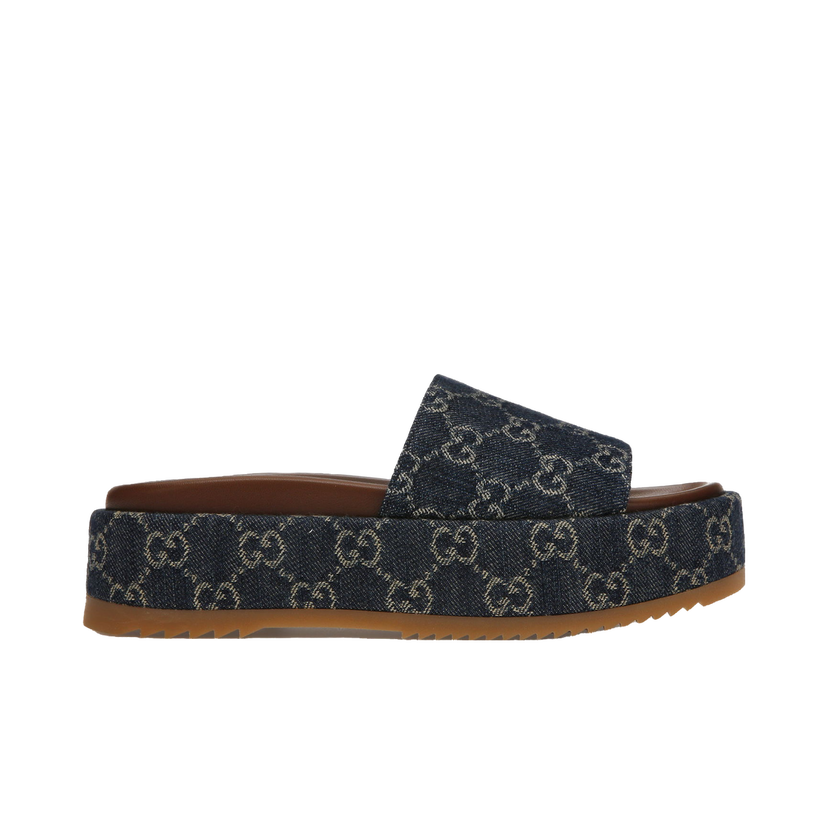 Sneakers och skor Gucci Angelina Platform 55 mm Sandal Svart | ‎623212 2KQ00 4402