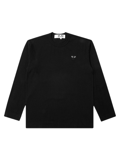 T-shirt Comme des Garçons PLAY Black Emblem T-Shirt Svart | AZ T120 051 1