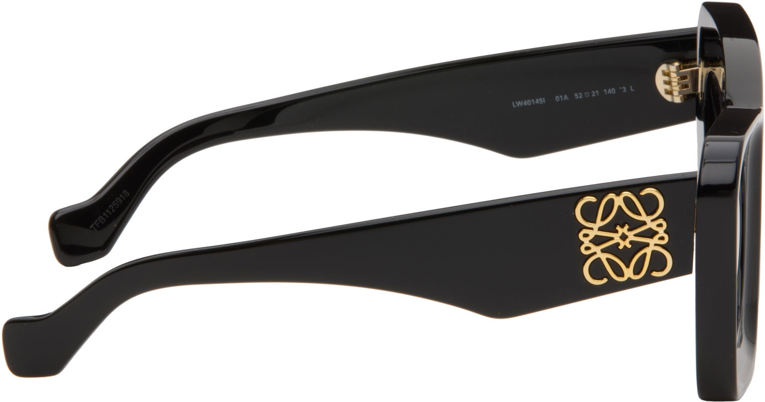 Solglasögon Loewe Anagram Square-Frame Acetate Sunglasses Svart | LW40145I5201A 192337178962, 1