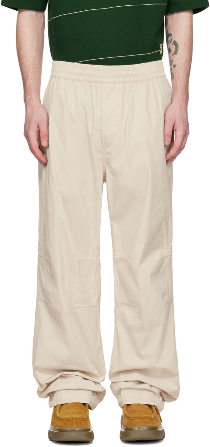 Cargo byxor Burberry Oversized Trousers Beige | 8080652