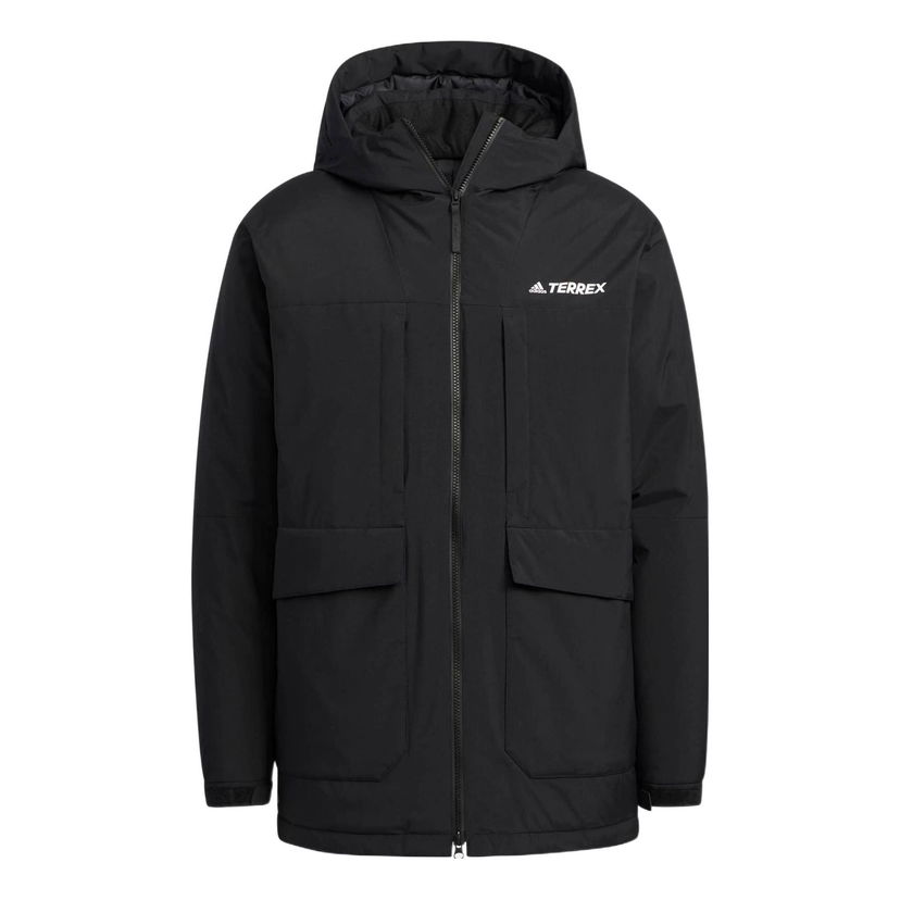Parkas adidas Originals Insulated Hooded Parka Svart | HN2008