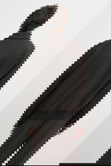 Bomberjacka Drôle de Monsieur Wool Blend Bomber Jacket with Faux Fur Collar Brun | I.JT242.WO043, 4