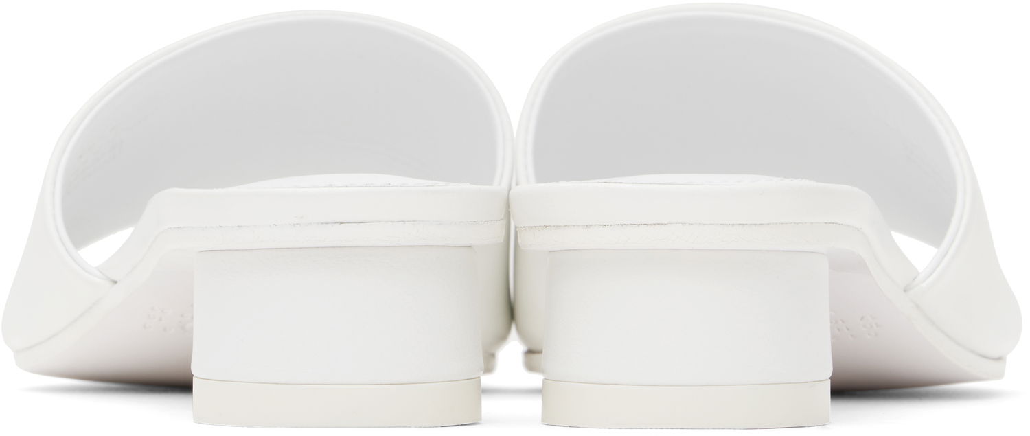 Skovård Maison Margiela MM6 Maison Margiela Anatomic Heeled Sandals Vit | S66WP0109 P3628, 1