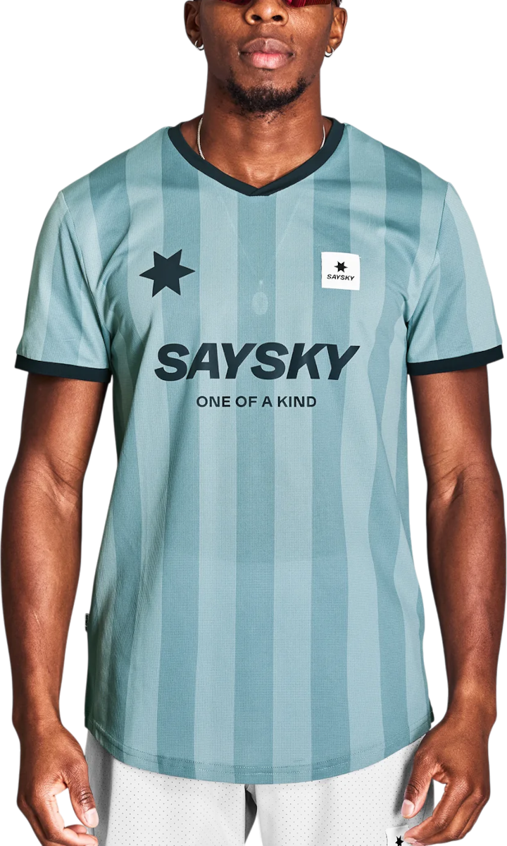 Jersey Saysky Saysky Stripe Combat T-Shirt Grön | nmrss31c-007