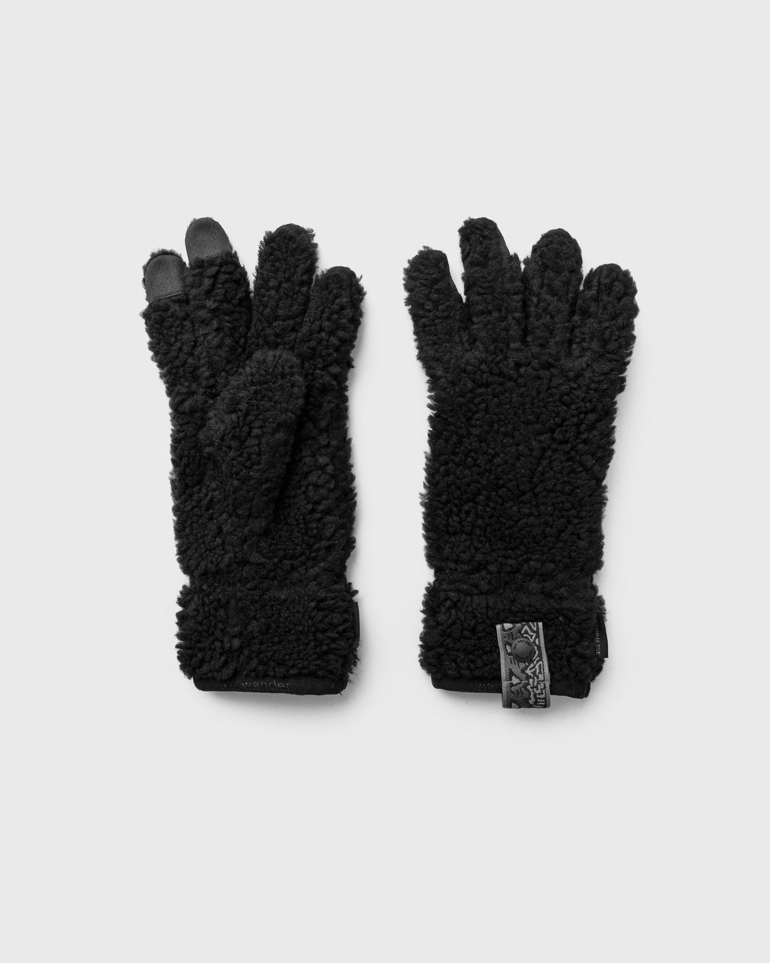 Handskar GRAMICCI Fleece Gloves With Jacquard Tape Svart | GAC4-F3009-BLACK, 0