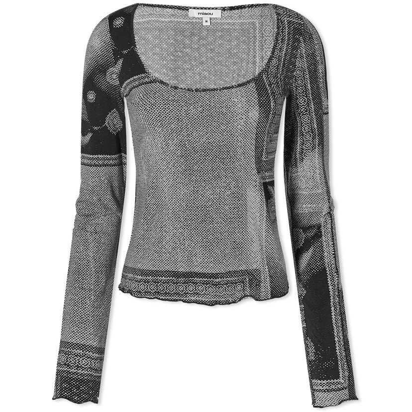 T-shirt Miaou Miaou Victoire Long Sleeve Top Svart | 7116TJBSCI