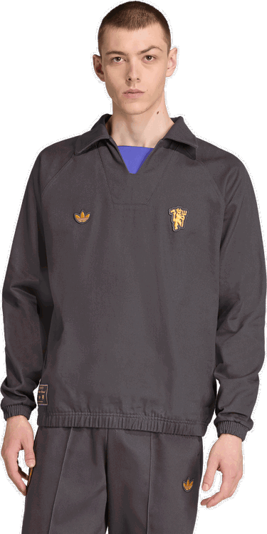 Jacka adidas Performance Manchester United Terrace Icons Track Top Grå | JX6788, 4