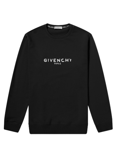 Sweatshirt Givenchy Paris Logo Sweat Svart | BM700U30AF-001