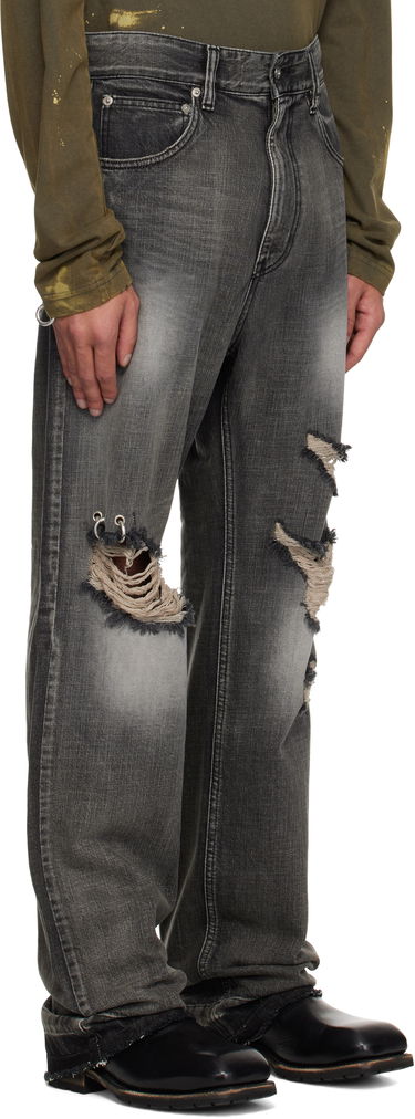 Jeans We11done We11done Ripped Jeans Grå | WD-DP1-25-339-M-BK, 1