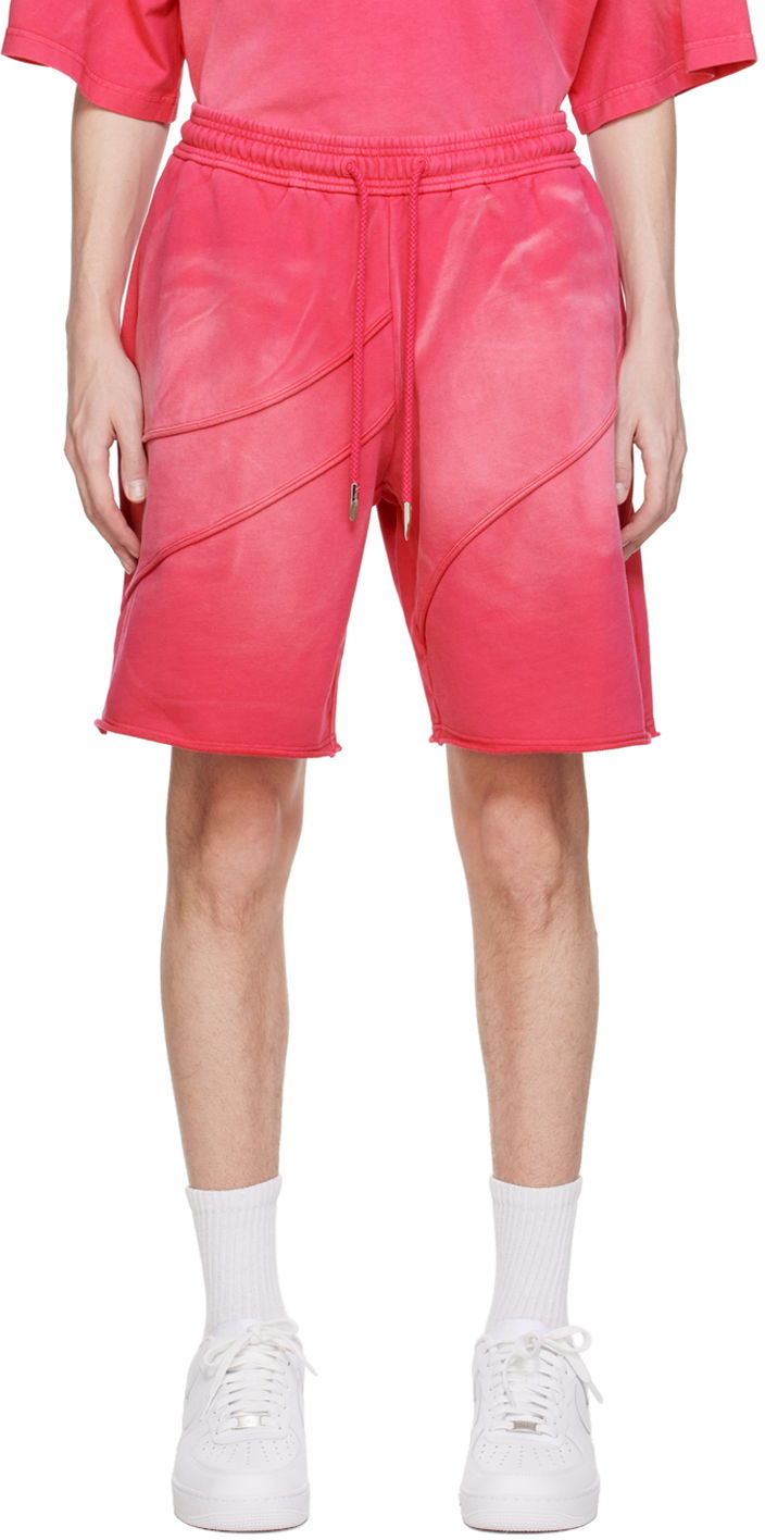 Shorts Feng Chen Wang Feng Chen Wang Drawstring Shorts Rosa | FMS17ST03