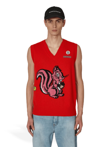 Sweater CORMIO Nicole Vest Röd | CORNICOLEVEST POMODORO