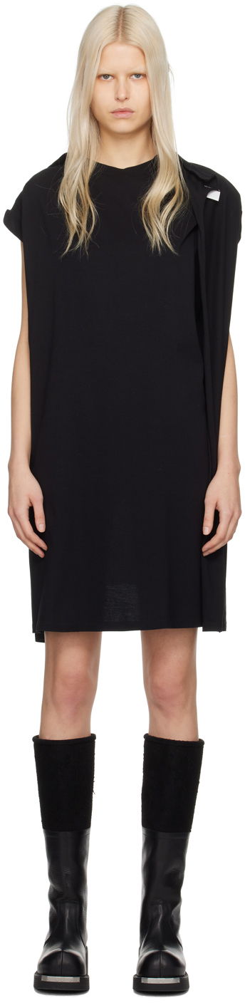 Klä Maison Margiela MM6 Raw Edge Midi Dress Svart | S52DD0036 S23588, 0