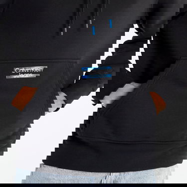 Sweatshirt CALVIN KLEIN Transparent Stripe Hoodie Svart | J30J322891 BEH, 1