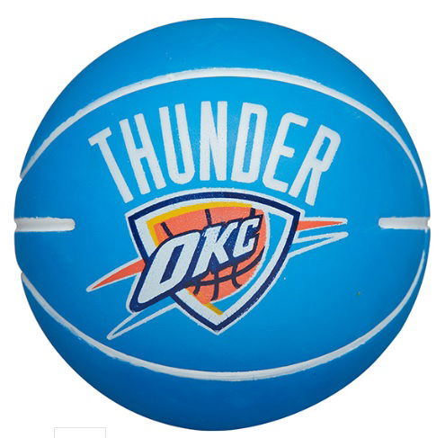 Sportutrustning Wilson Tennis Dribblers Basketball Oklahoma City Thunder Blå | wtb1100ok, 0