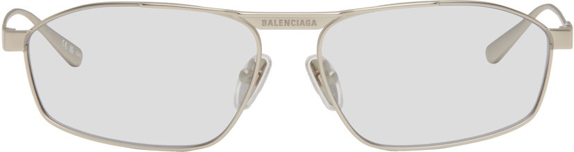 Solglasögon Balenciaga Balenciaga Tag 3.0 D-Frame Sunglasses Metallisk | BB0416S-004