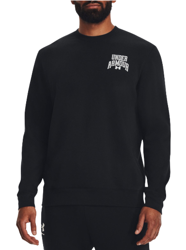 Sweatshirt Under Armour Rival Terry Graphic Crew Svart | 1379764-001