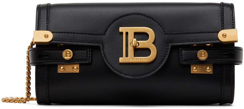 Axelväska Balmain Pouch Bag Svart | DN1LE596LAVE