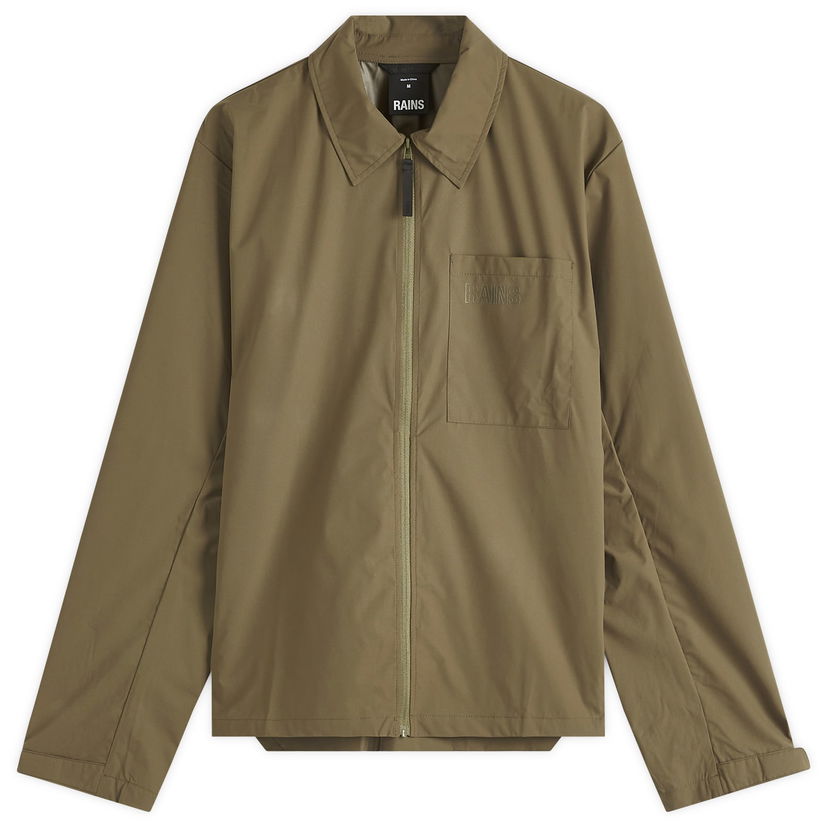 Vindjacka Rains Mito Overshirt Grön | 19730-105