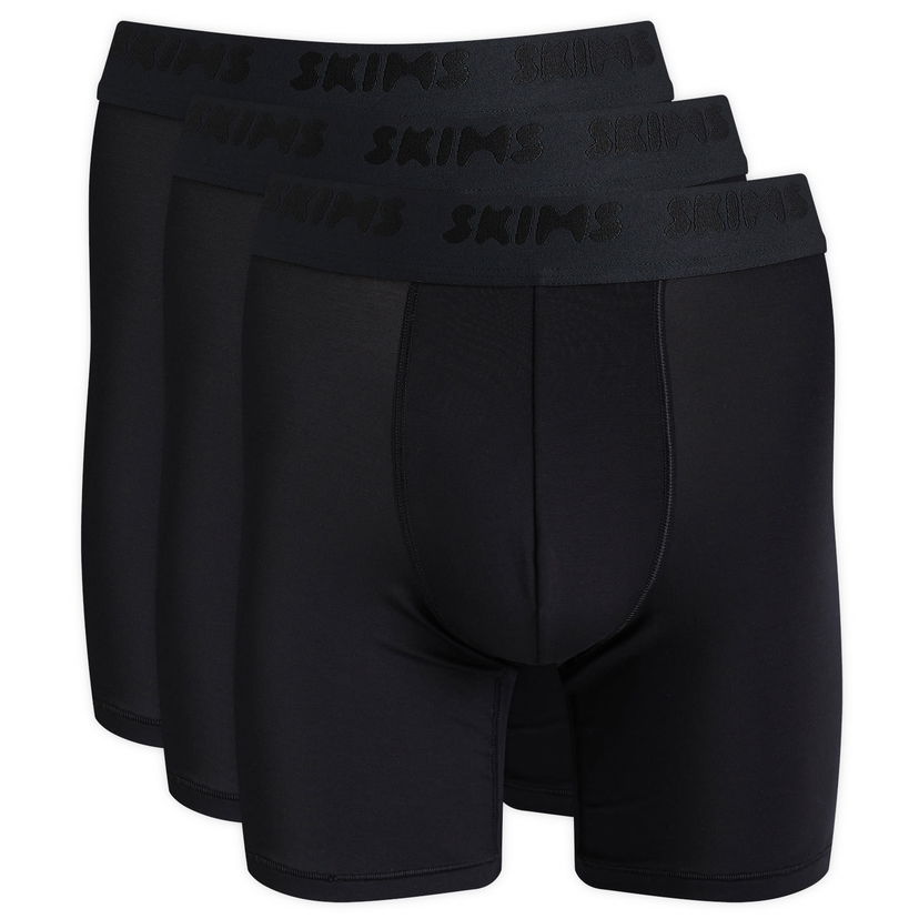 Boxare SKIMS Men's 5" Boxer Briefs - 3-Pack Svart | BO-BBR-5630M-OB