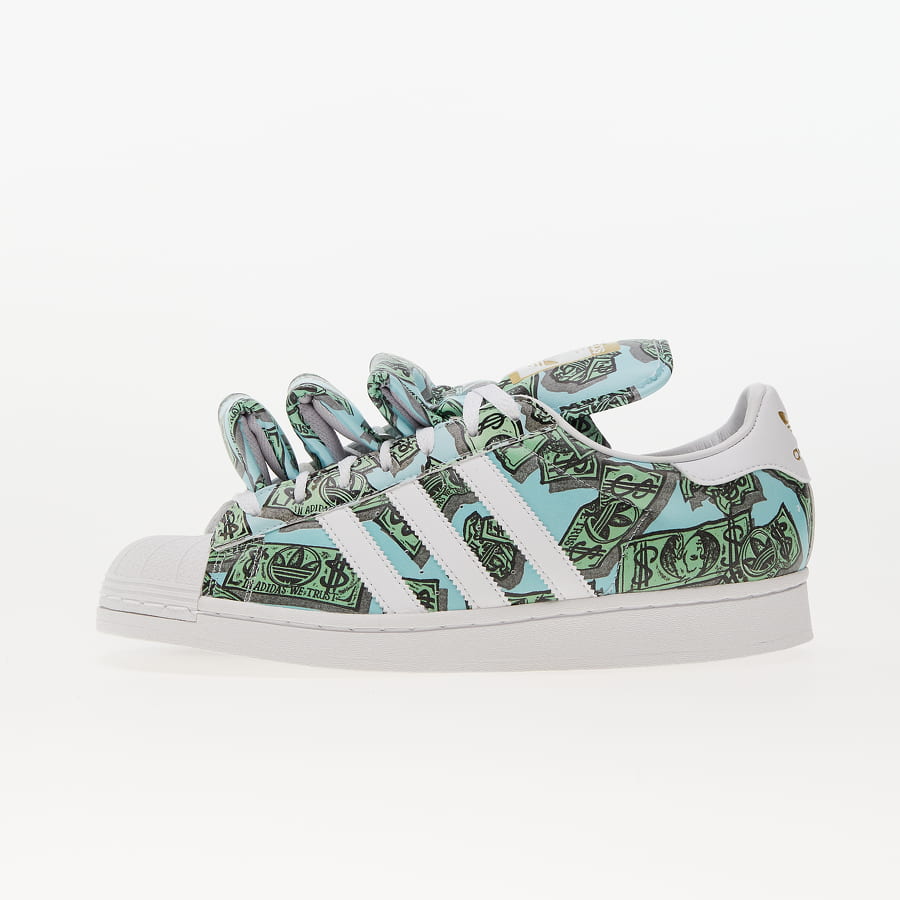 Sneakers och skor adidas Originals Jeremy Scott x Money Superstar Grön | HP6596, 0