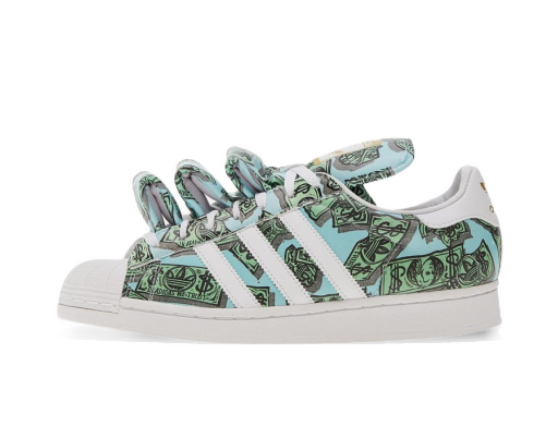 Sneakers och skor adidas Originals Jeremy Scott x Money Superstar Grön | HP6596