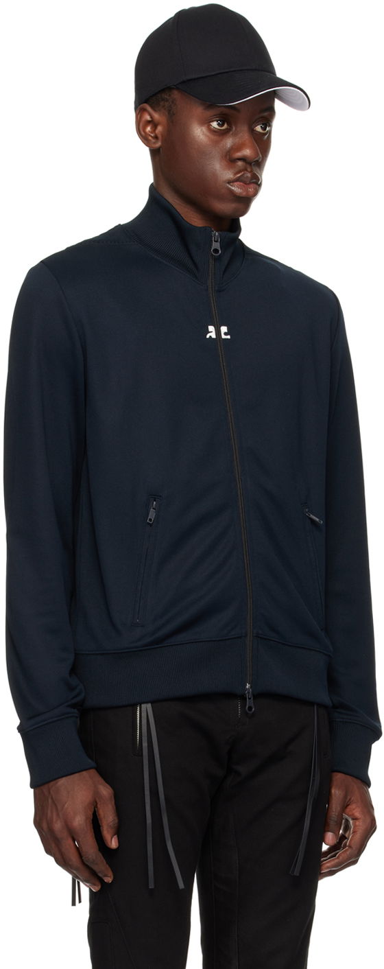 Vindjacka Courrèges Zip Track Jacket Mörkblå | 124JVE011JS0091, 1