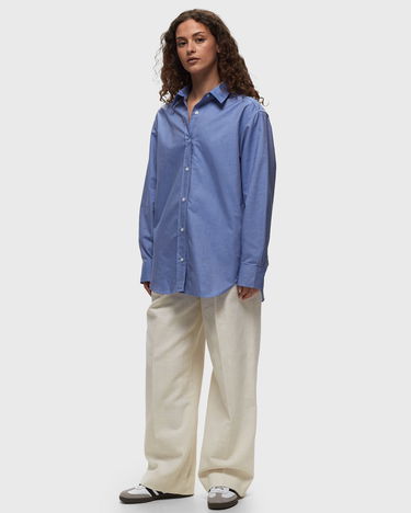 Skjorta Samsoe Samsoe Samsøe & Samsøe Lova Shirt, Size M Blå | F23400067-OXFORD-BLUE, 1