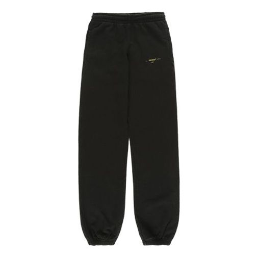 Träningsbyxor Off-White Off-White Street Style Logo Pants Svart | OMCH020F19E300101060, 0