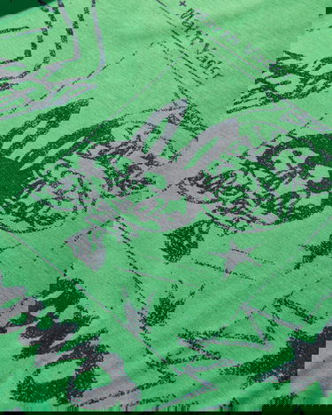 Jersey Chopova Lowena Poster Print Oversized Jersey Top Orange | 2404 MLT, 4