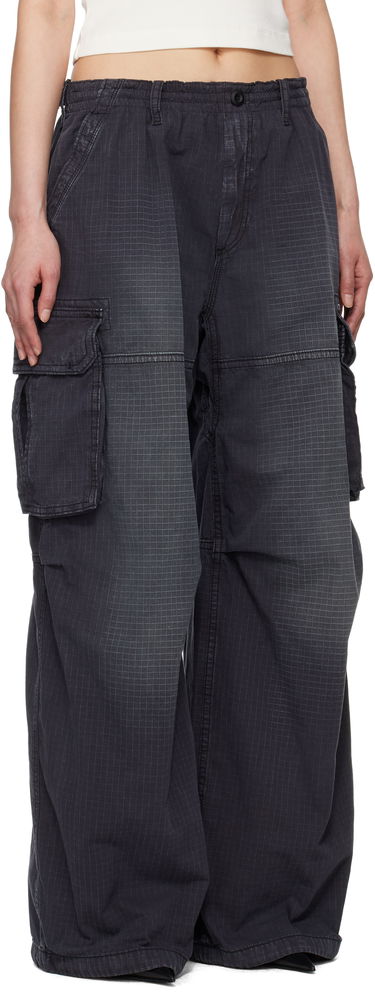 Cargo byxor Alexander Wang Alexander Wang Pre-Styled Ripstop Cargo Pants Svart | 1WC2254815, 1